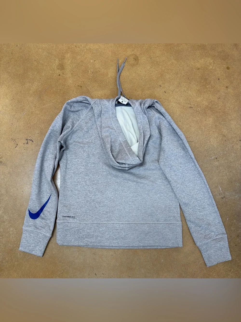 Chicago Cubs 2016 World Series Hoodie Youth Medium Nike Therma Fit MLB Gray